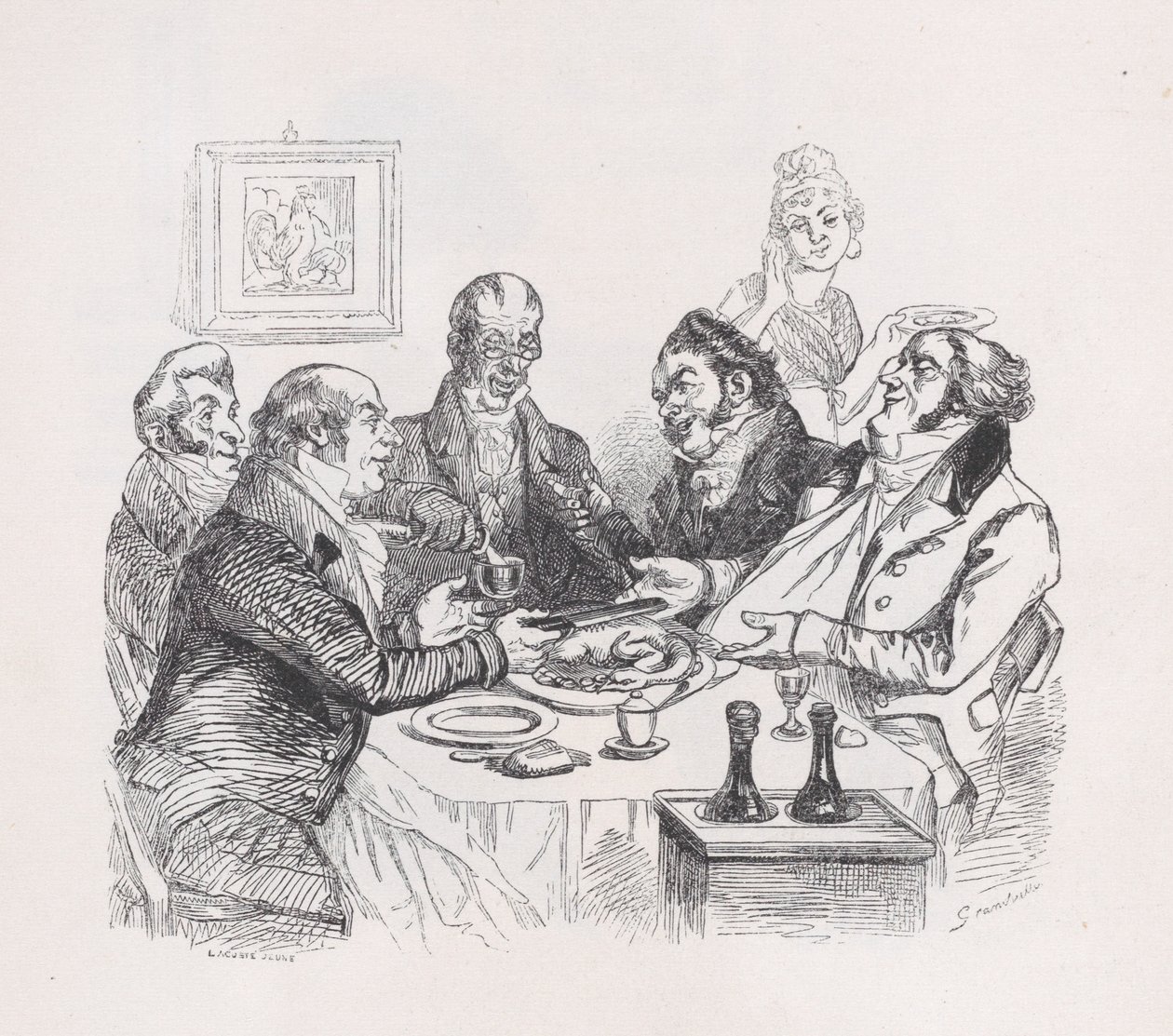 Praise of Chicken from The Complete Works of Béranger by Lacoste