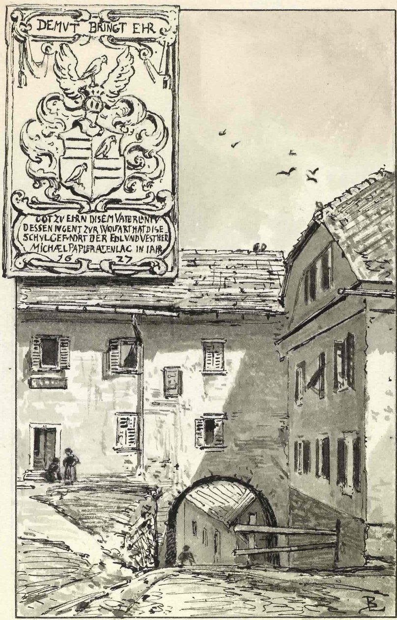 Old School in Skofja Loka by Ladislav Benesch