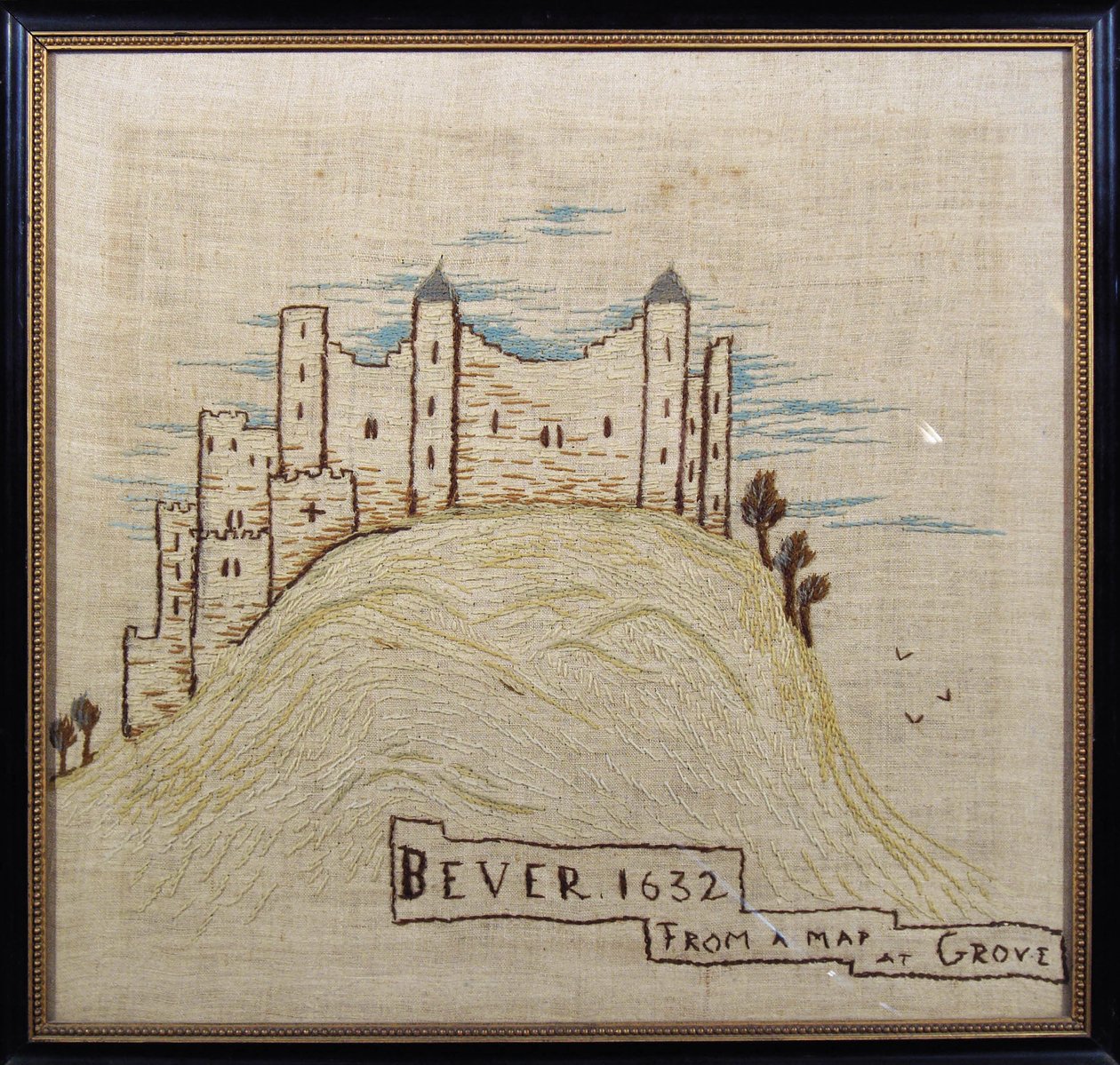Tapestry of the Second Castle, after an original from 1632 by Lady Victoria Manners
