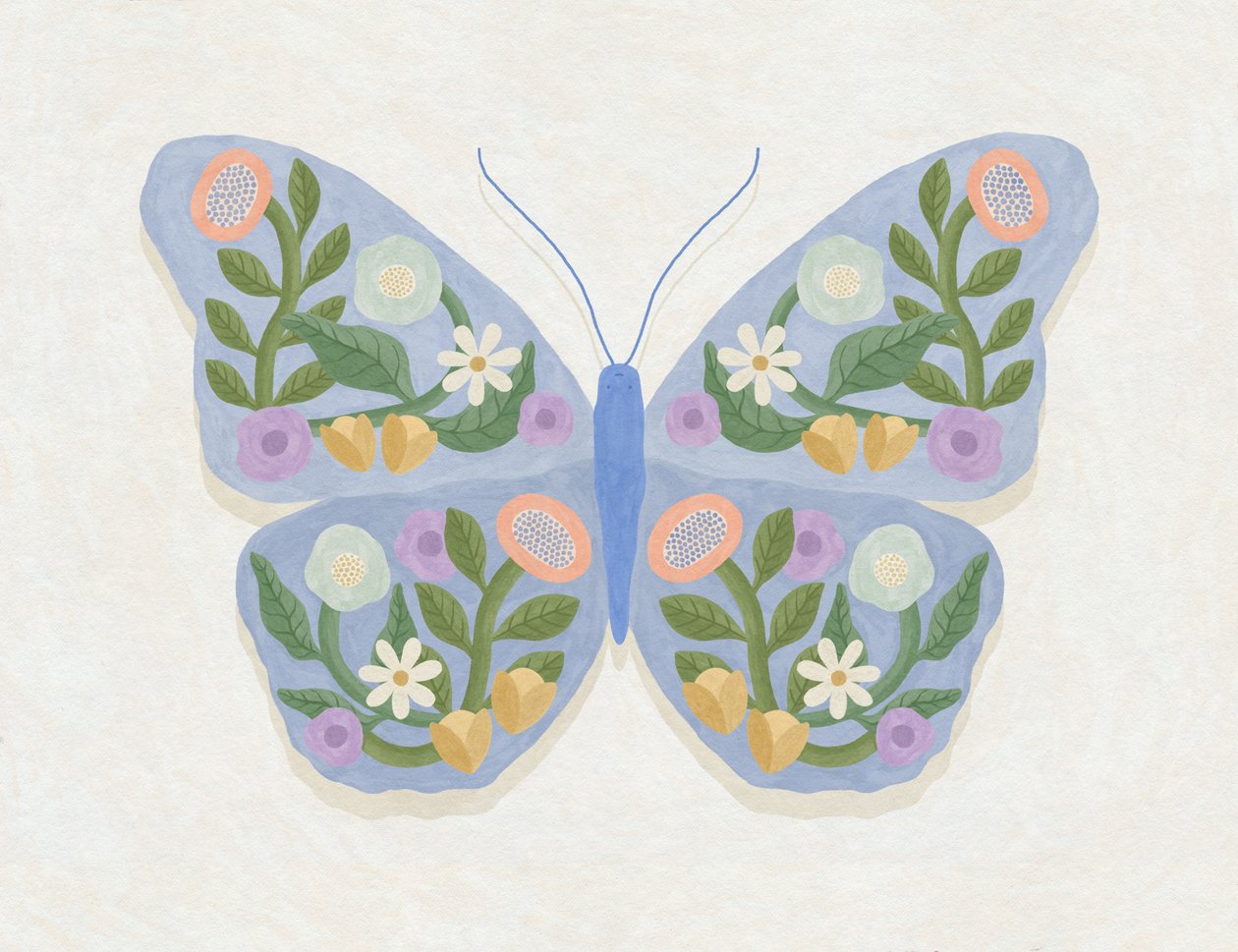 Spring Blooms Butterfly, 2023 by Lady Ann de Borja