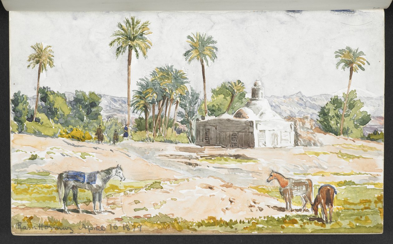 Illustration from Sketch-books of Lady A. Blunt by Lady Anne Blunt