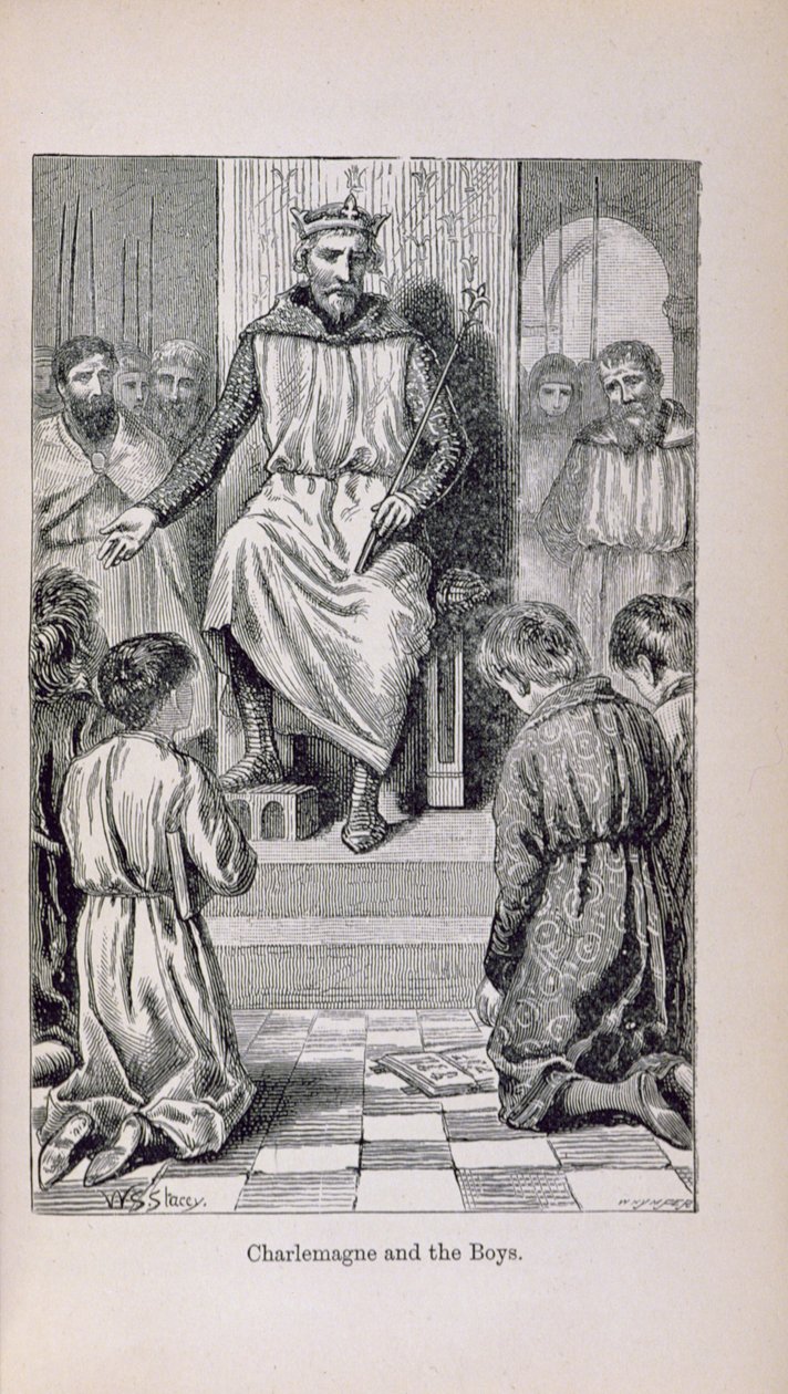 Charlemagne and the Boys, illustration from 