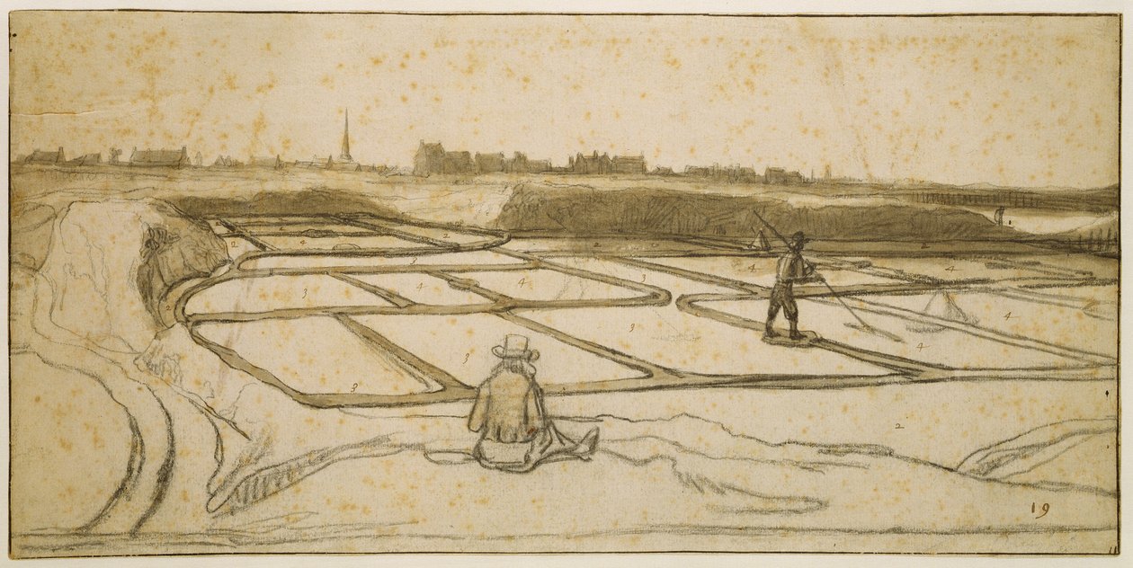 Salt-Mining in Le Croisic by Lambert Doomer
