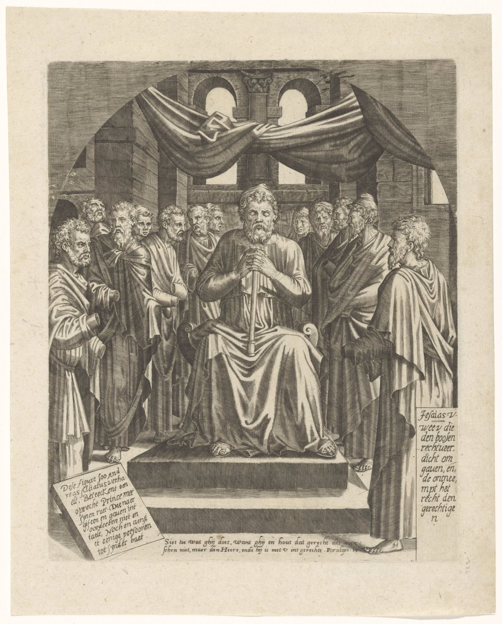 The Righteous Prince (Allegory of Good Governance) by Lambertus Suavius