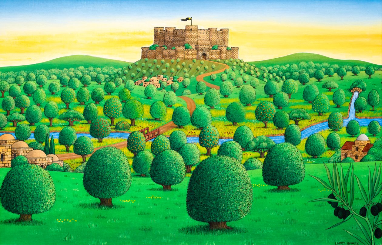 Krak des Chevaliers - Syria by Larry Smart