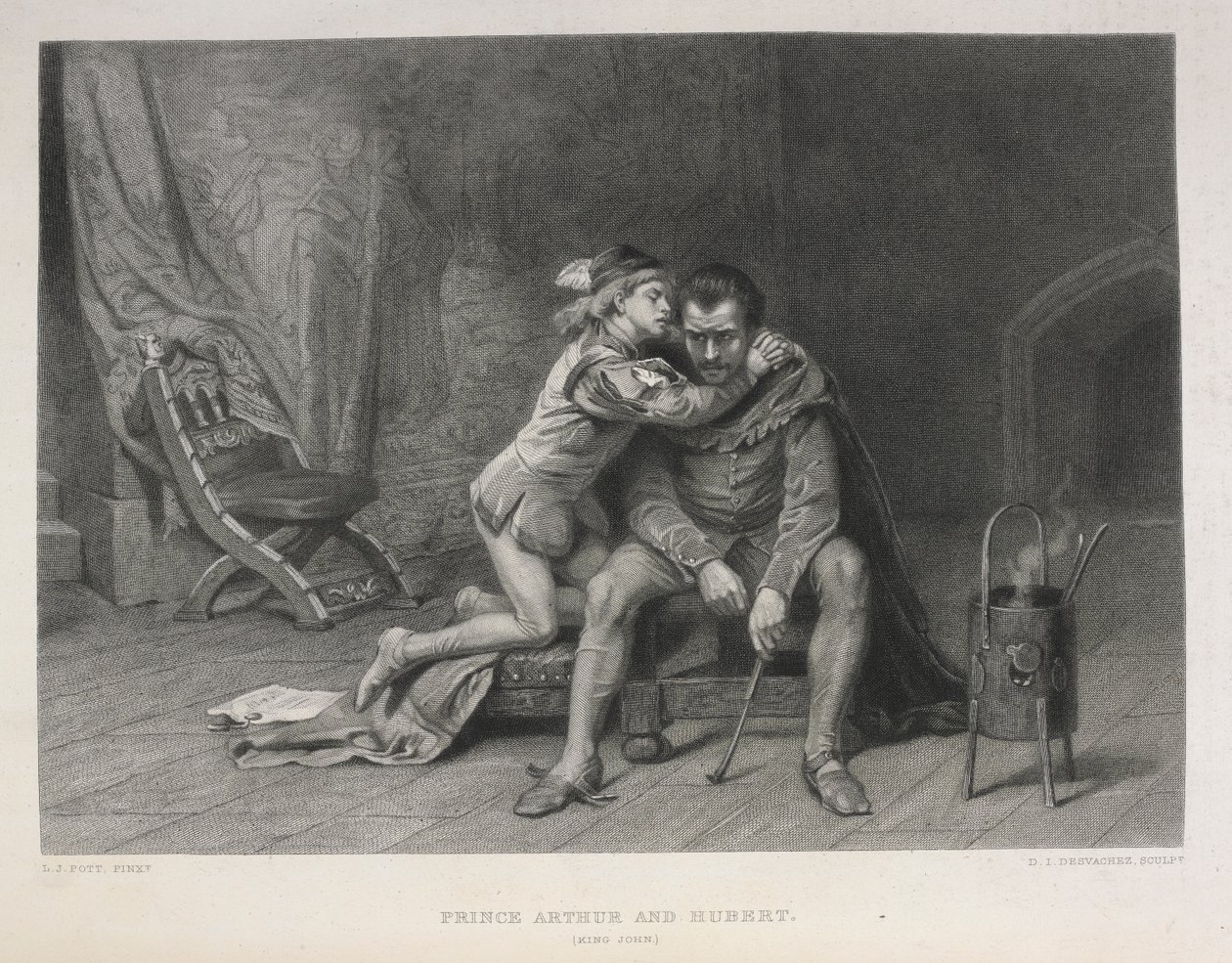 Prince Arthur and Hubert - The Works of Shakespeare by Laslett John Pott