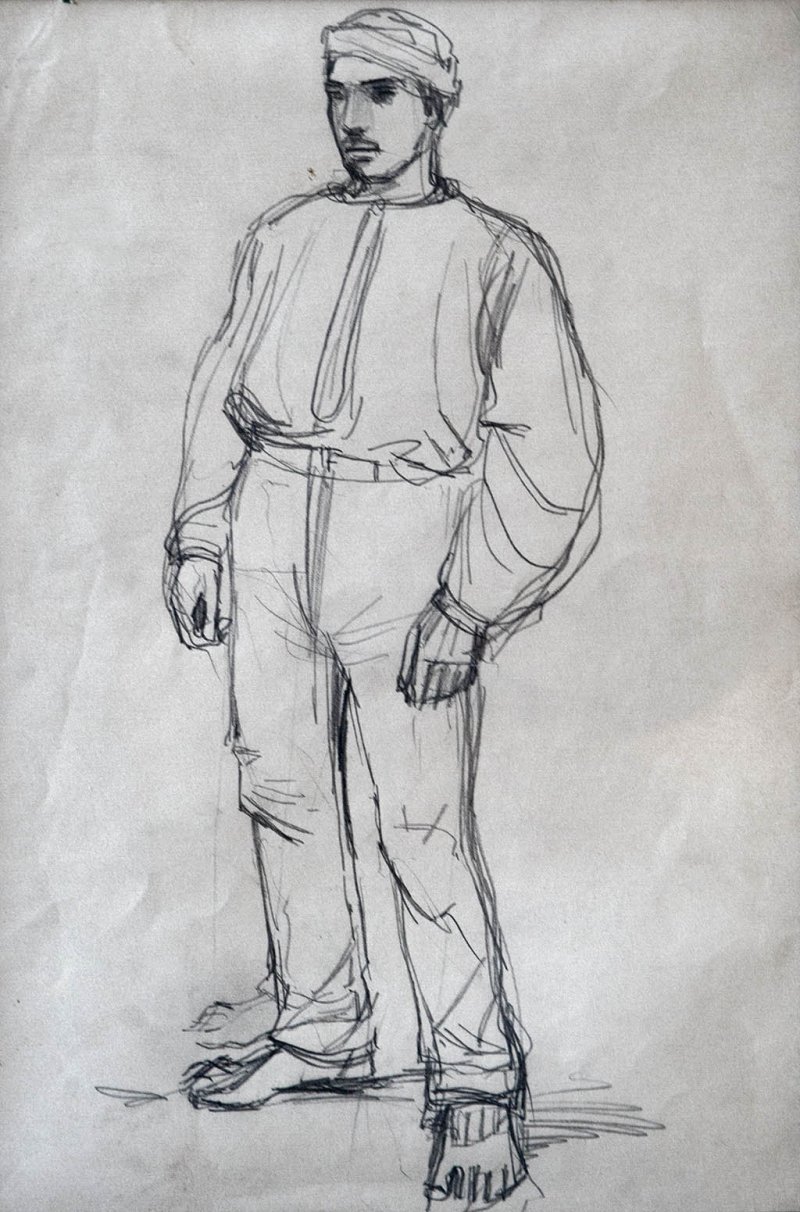 Peasant Boy by Laszlo Mednyanszky