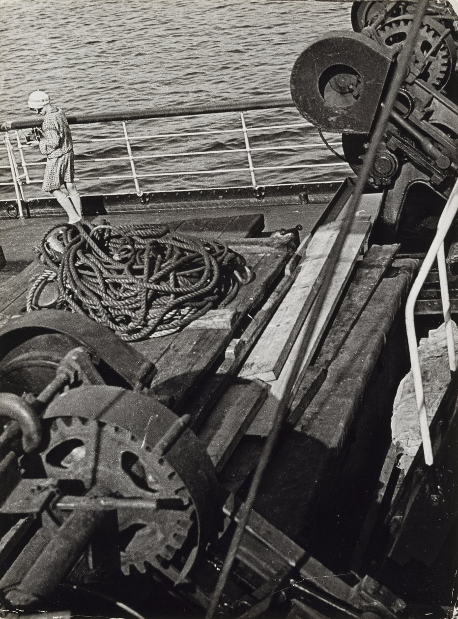Photoreporter in the North Arctic Sea by Laszlo Moholy Nagy