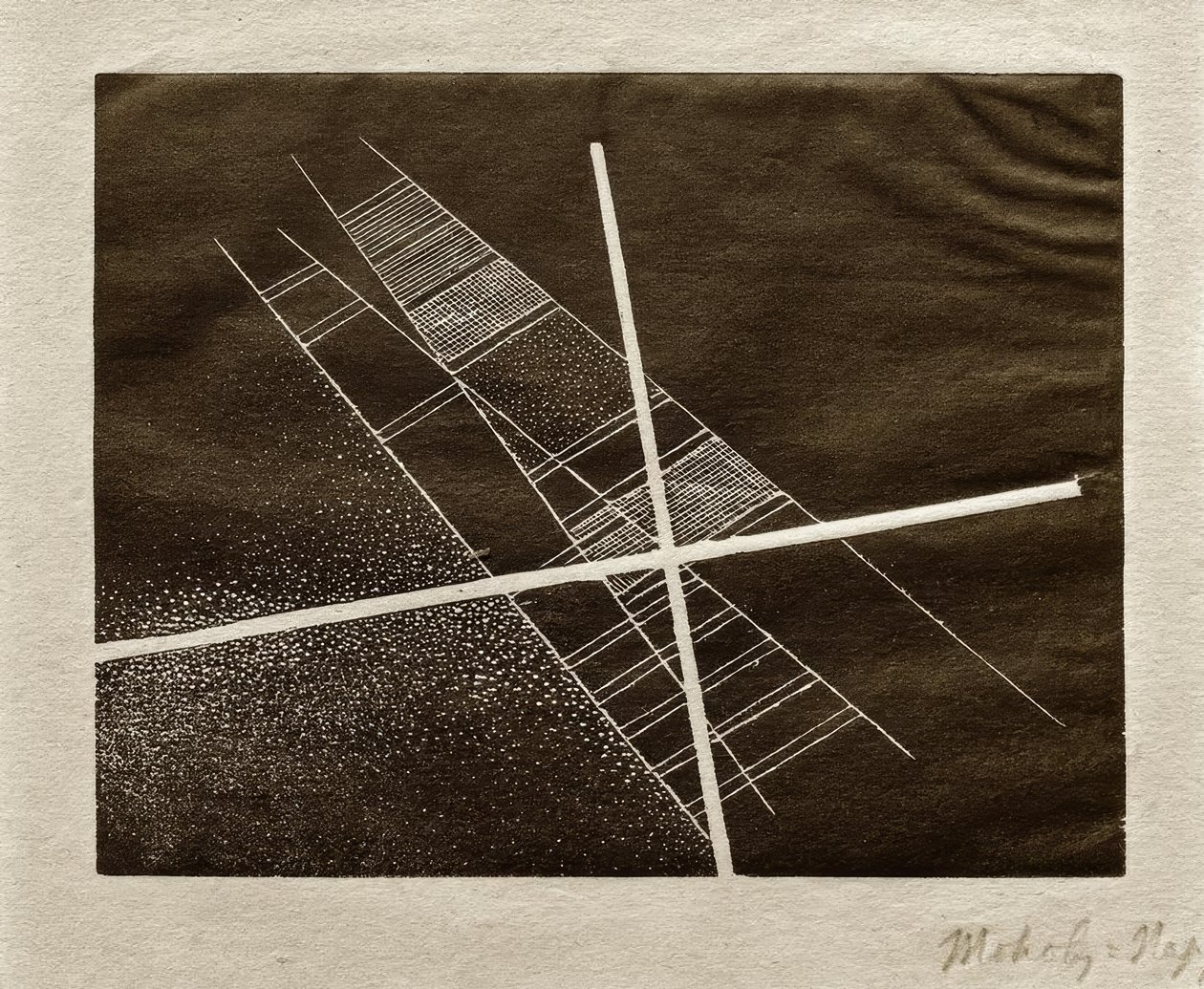 Intersecting Diagonals by Laszlo Moholy Nagy