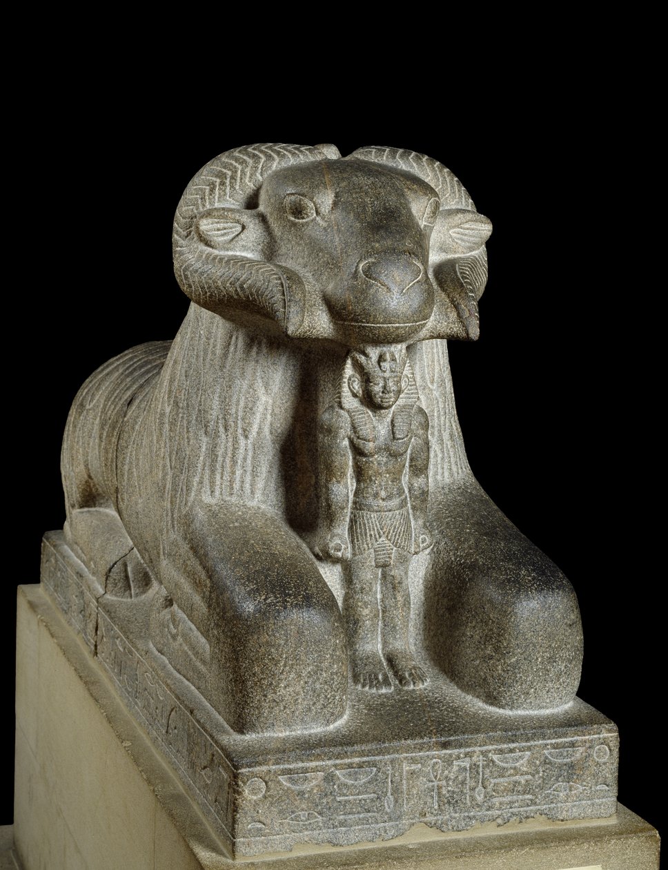 Statue of the Ram of Amun by Late Period Egyptian