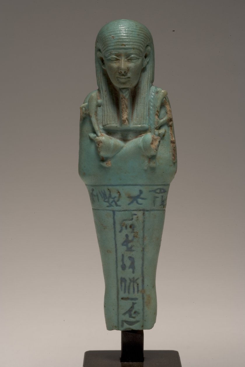 Shabti figure for Djedhor by Late Period Egyptian