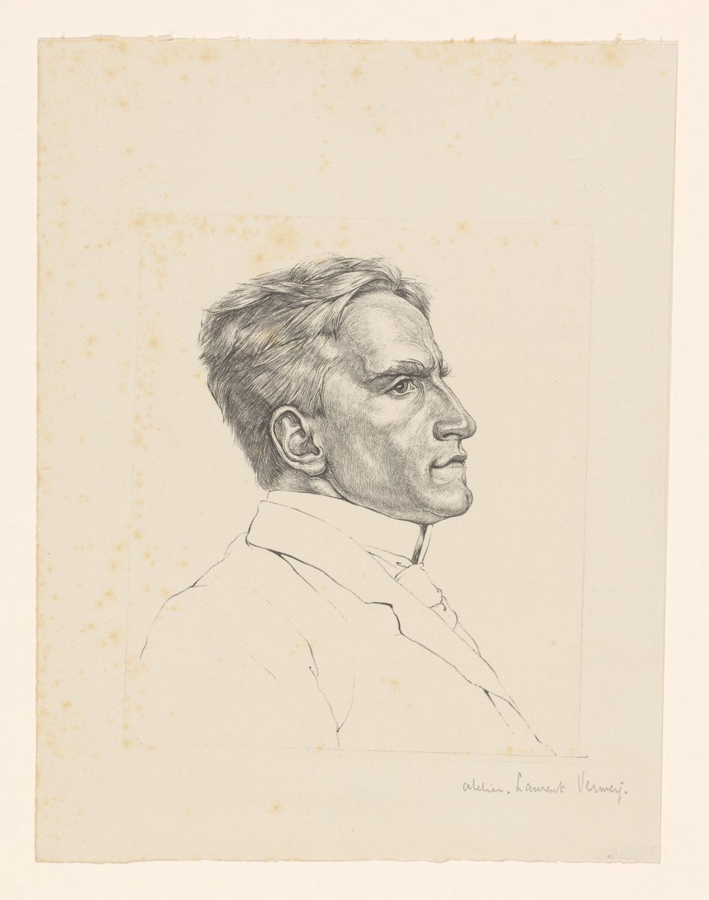 Portrait of an Unknown Man by Laurent Verwey van Udenhout (workshop of)