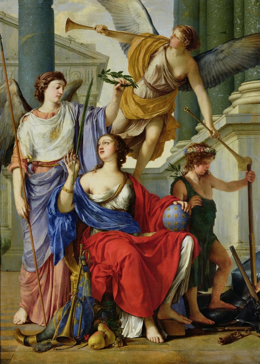 Allegory of the Regency of Anne of Austria by Laurent de la Hyre