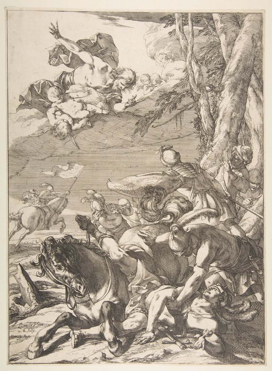 Conversion of St. Paul, ca. 1637 by Laurent de la Hyre