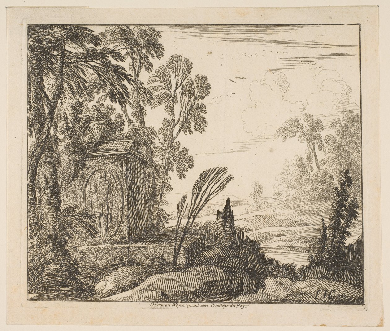 The Sarcophagus by Laurent de la Hyre