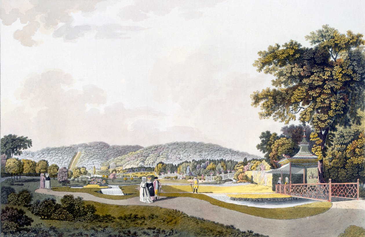 View of the Park at Neu-Waldeg, Dornbach, Vienna, 1792 by Laurenz Janscha