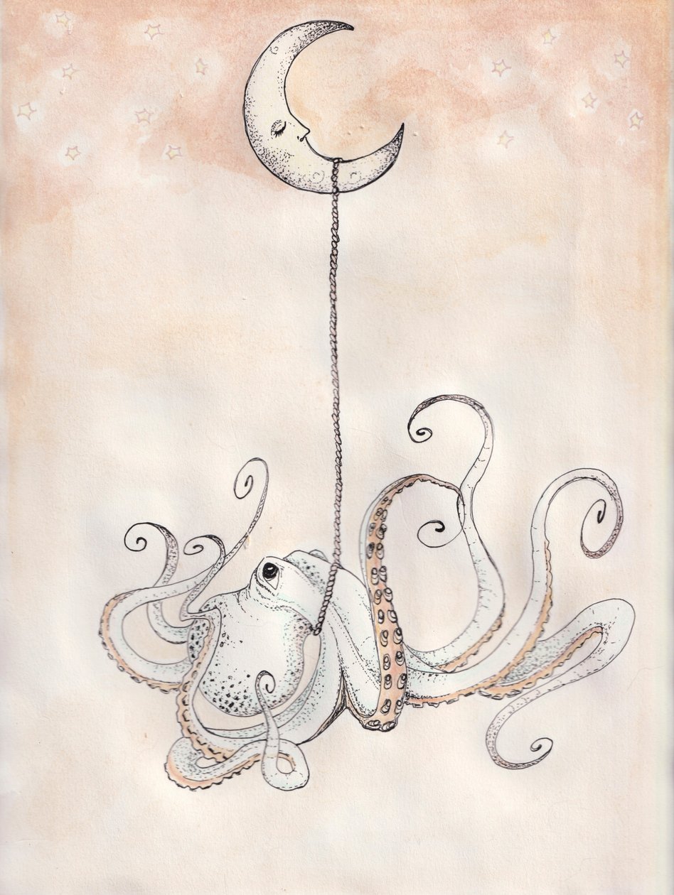 Goodnight Octopus, 2025 by Laurie Michaels