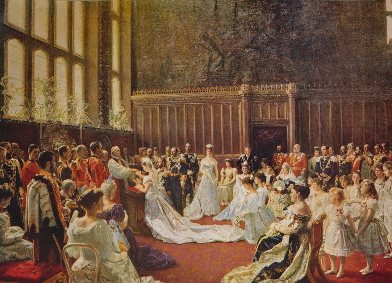 The Marriage of King George V, 1894, c1915 by Laurits Regner Tuxen