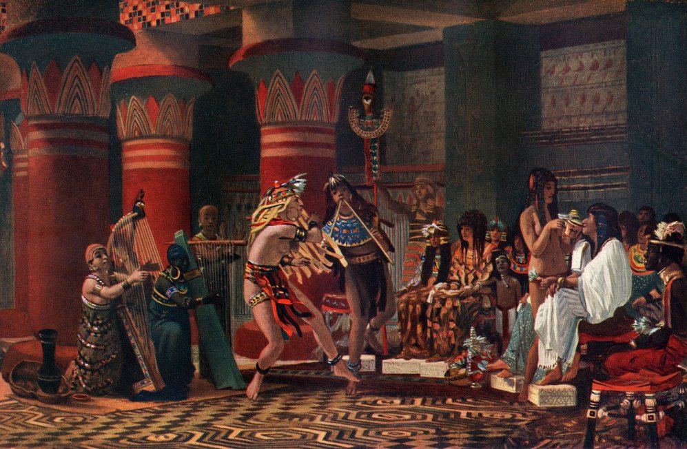 Pastime in Ancient Egypt by Lawrence Alma Tadema
