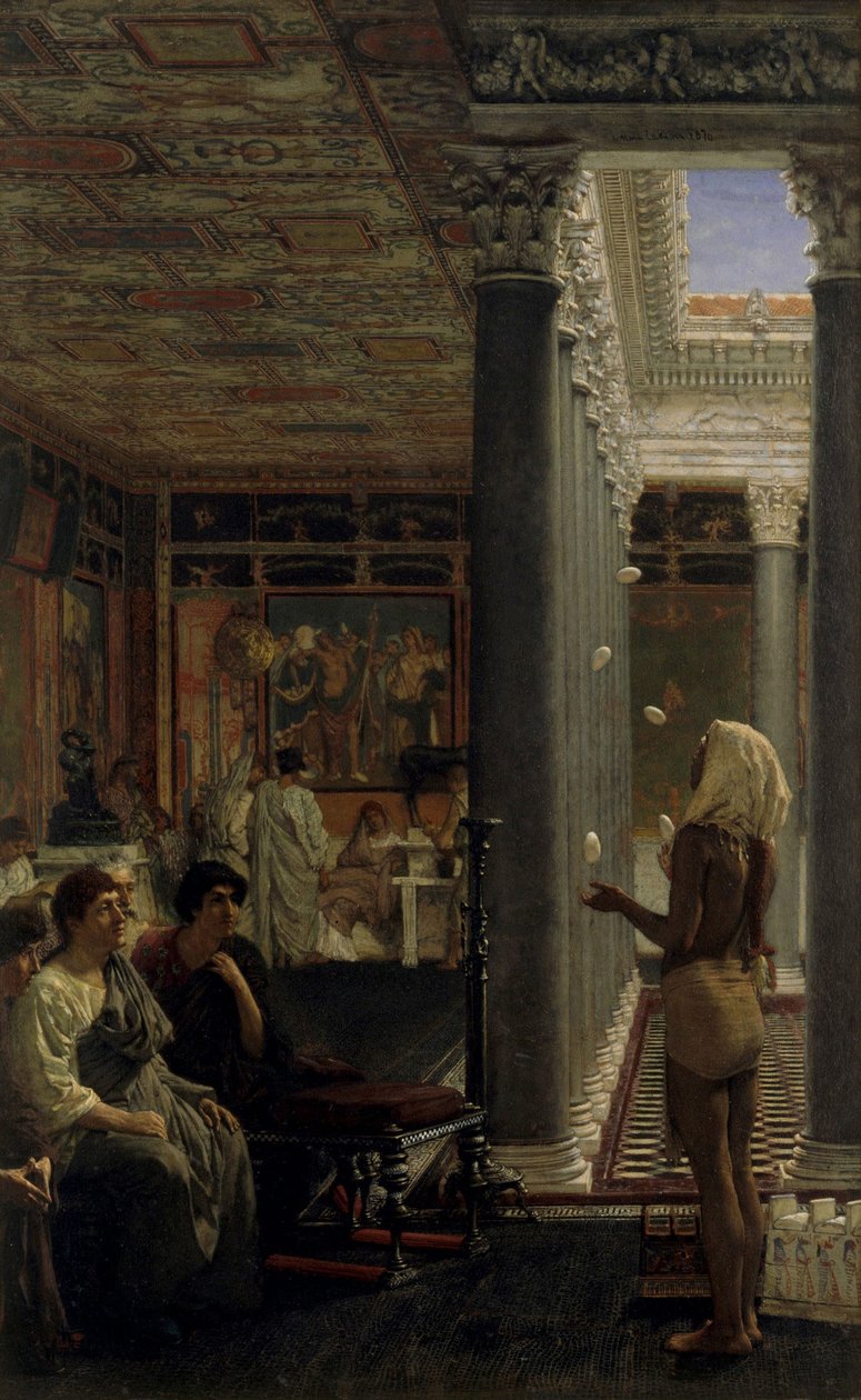 A Juggler by Lawrence Alma-Tadema