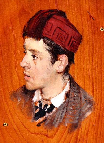 Sir Herbert Thompson, Bart., c.1877 by Lawrence Alma Tadema