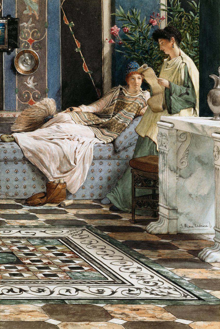 The Letter from an Absent One, 1871 by Lawrence Alma Tadema