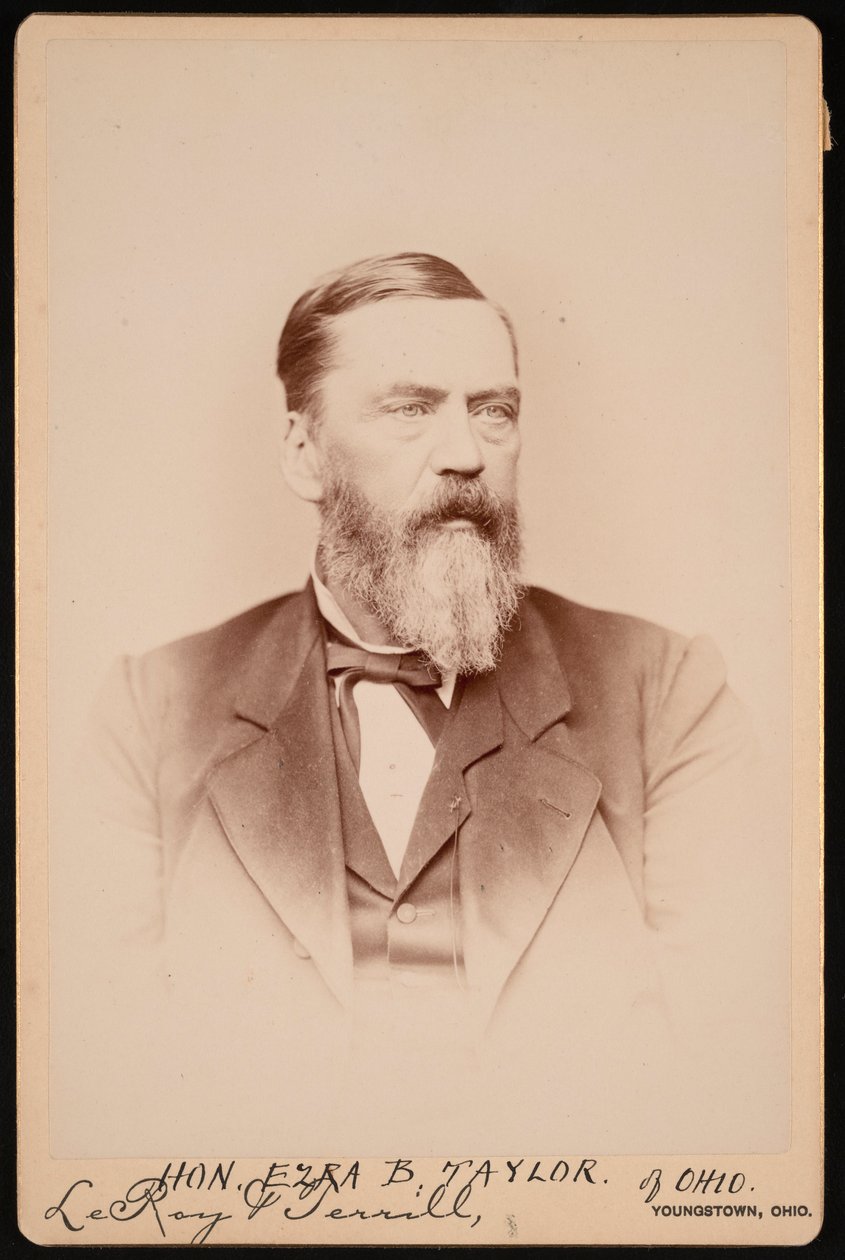 Portrait of Ezra Booth Taylor by Le Roy and Terrill