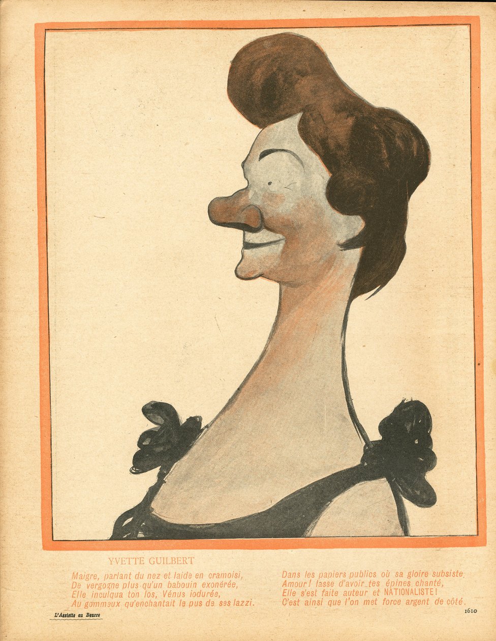 The Butter Plate, number 94, Satirical in Colors by Leal de Camara