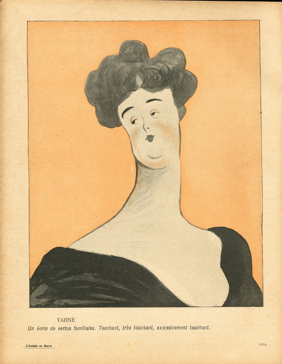 The Butter Plate, number 94, Satirical in Colors by Leal de Camara