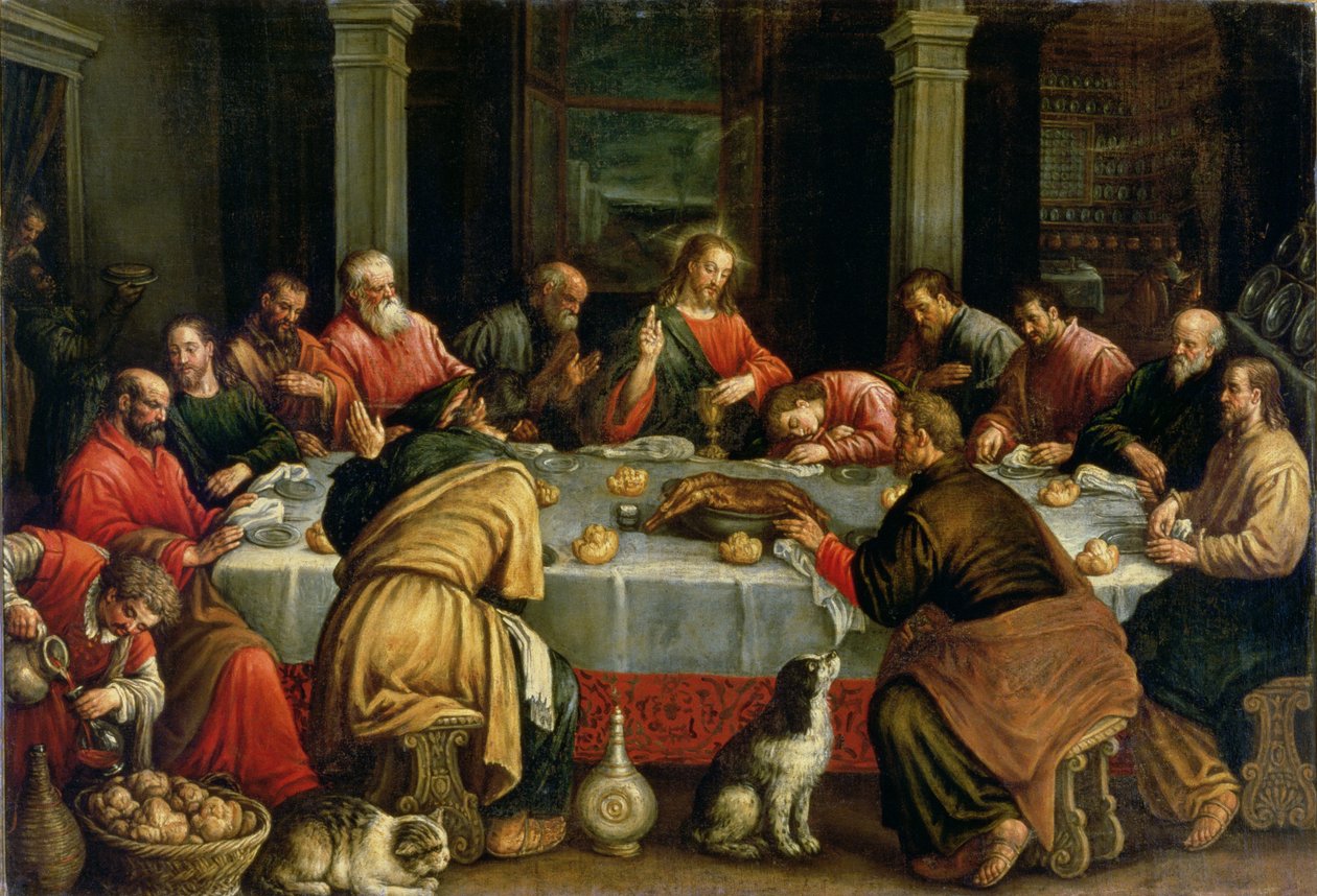 The Last Supper by Leandro da Ponte Bassano