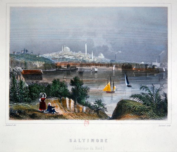 A View of Baltimore by Lechard Lechard