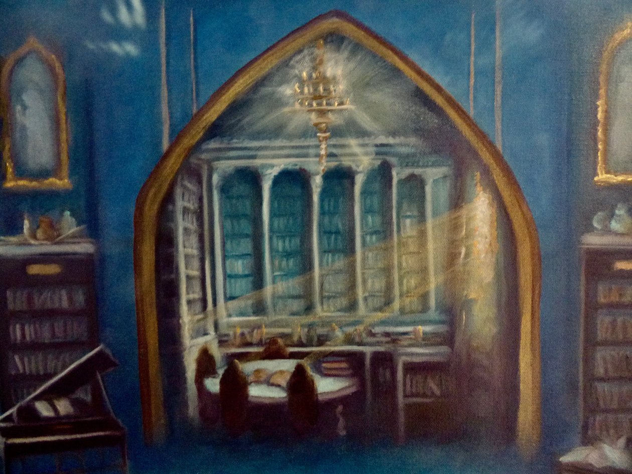 Enchanted Library (detail), 2024 by Lee Campbell