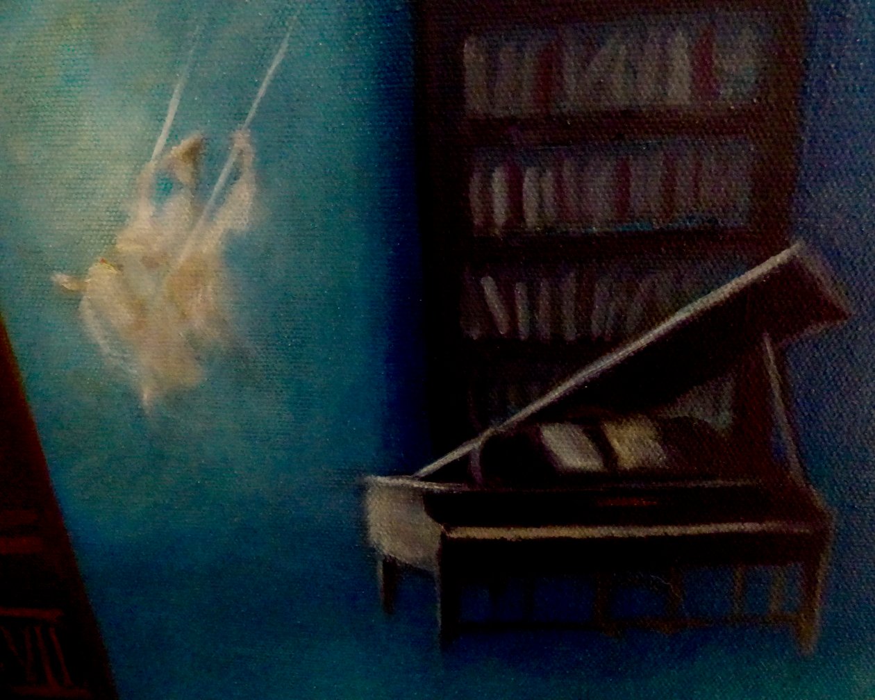 Enchanted Library (detail), 2024 by Lee Campbell