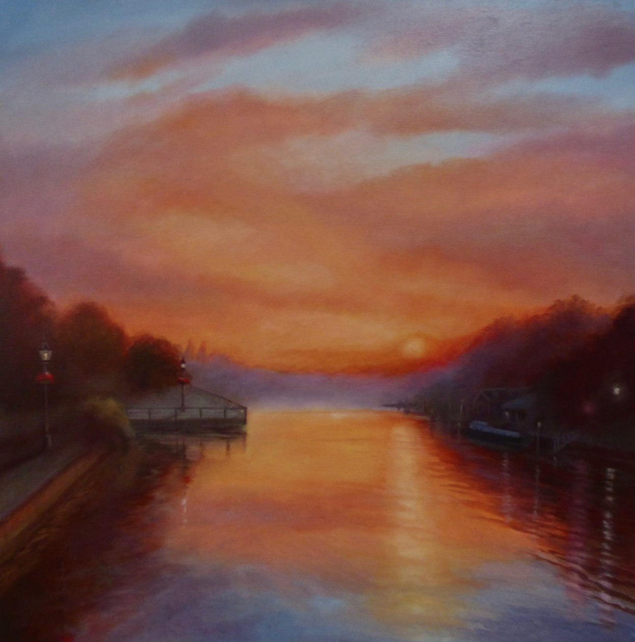 Thames Sunrise, 2024 by Lee Campbell