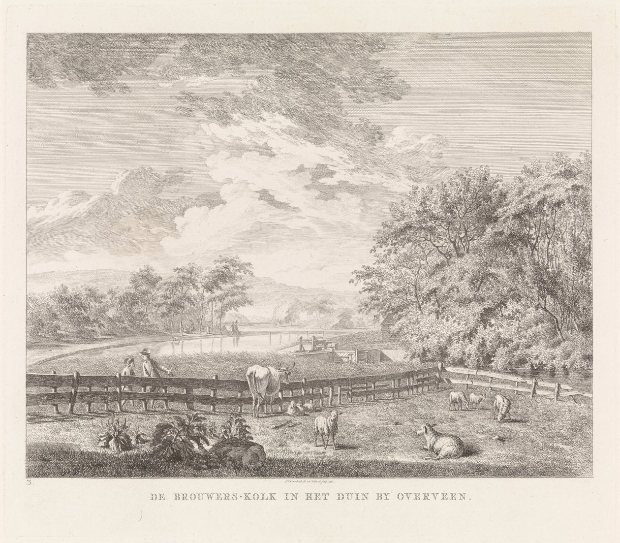 Brouwerskolk near Overveen by Leendert Overbeek