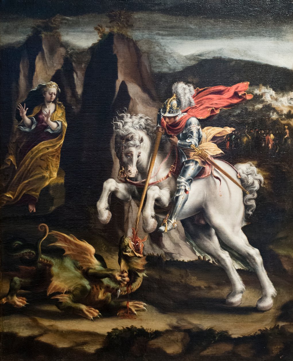 St George and the Dragon by Lelio Orsi da Novellara