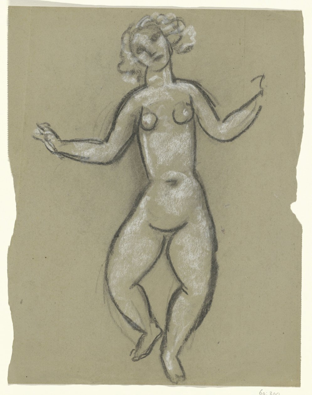 Dancing Female Nude by Leo Gestel