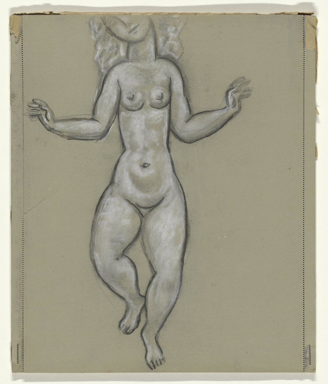 Dancing Naked Woman by Leo Gestel
