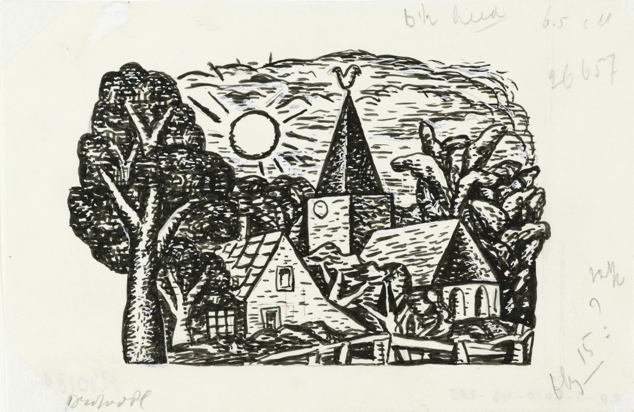 Vignette for Biography of Gestel by Prof. W. van der Pluym by Leo Gestel