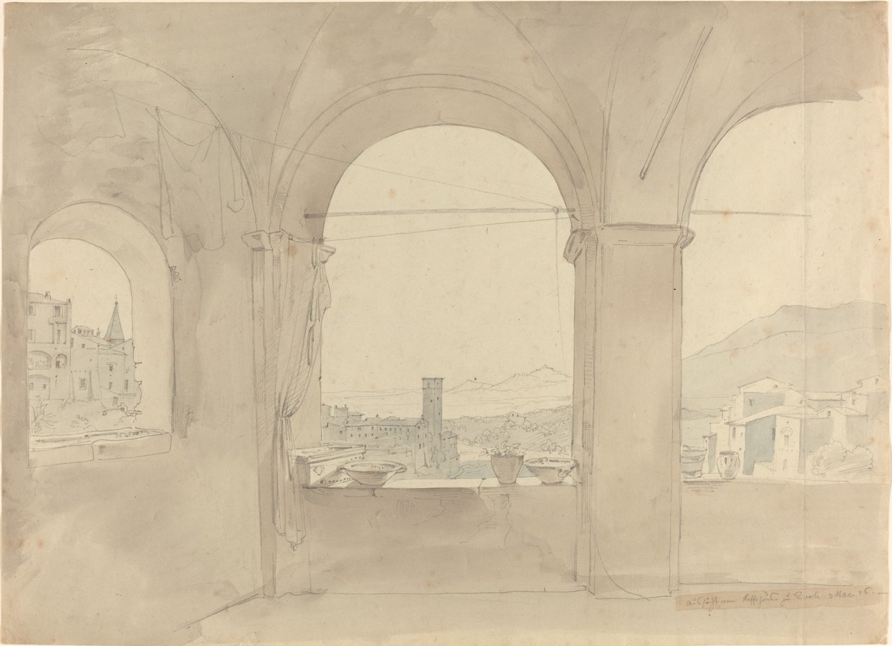Panorama of Tivoli from a Loggia by Leo von Klenze