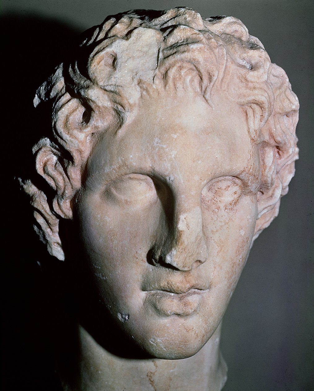 Head of Alexander the Great (356-323 BC) by Leochares Leochares