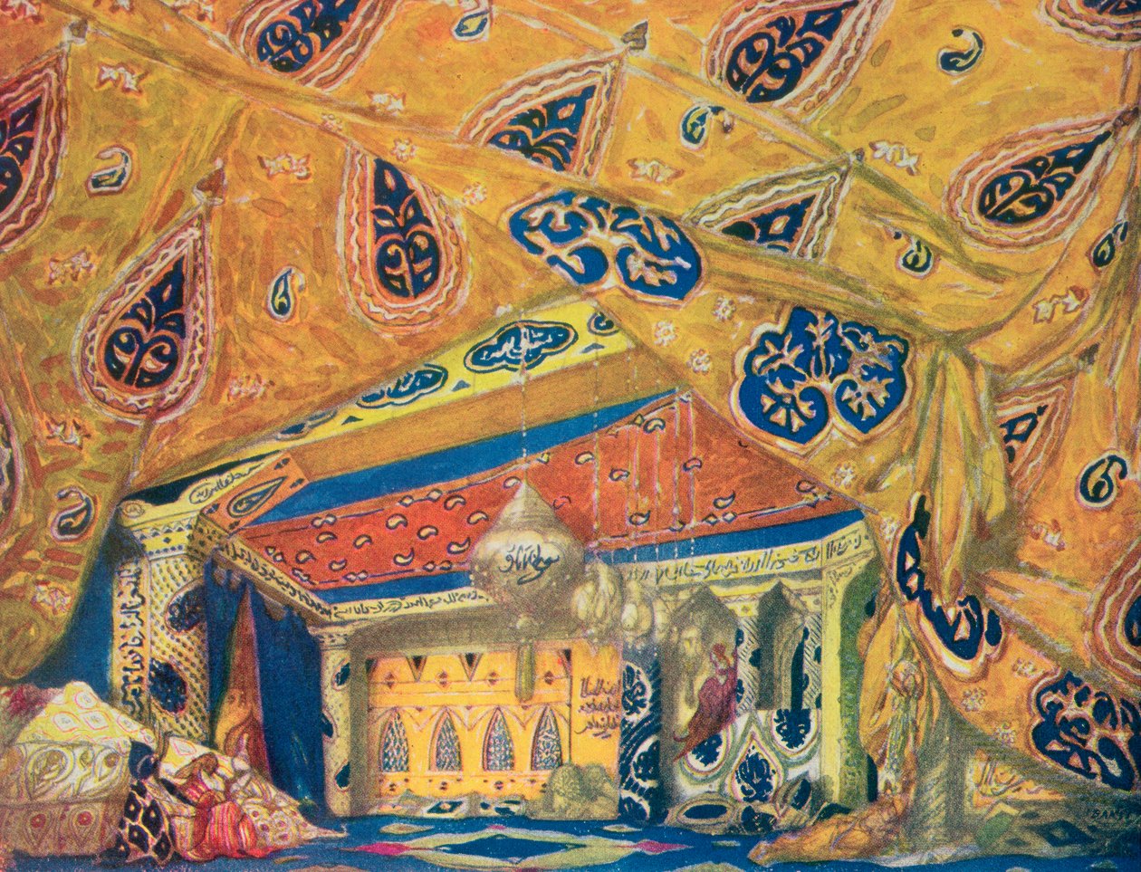 A Scheherazade Salon by Leon Bakst