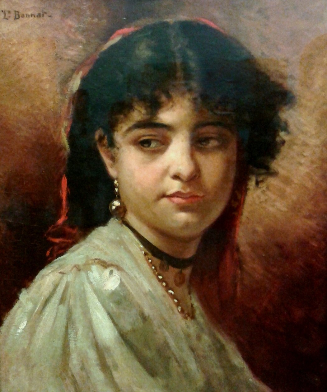 Head of a Woman by Leon Joseph Florentin Bonnat