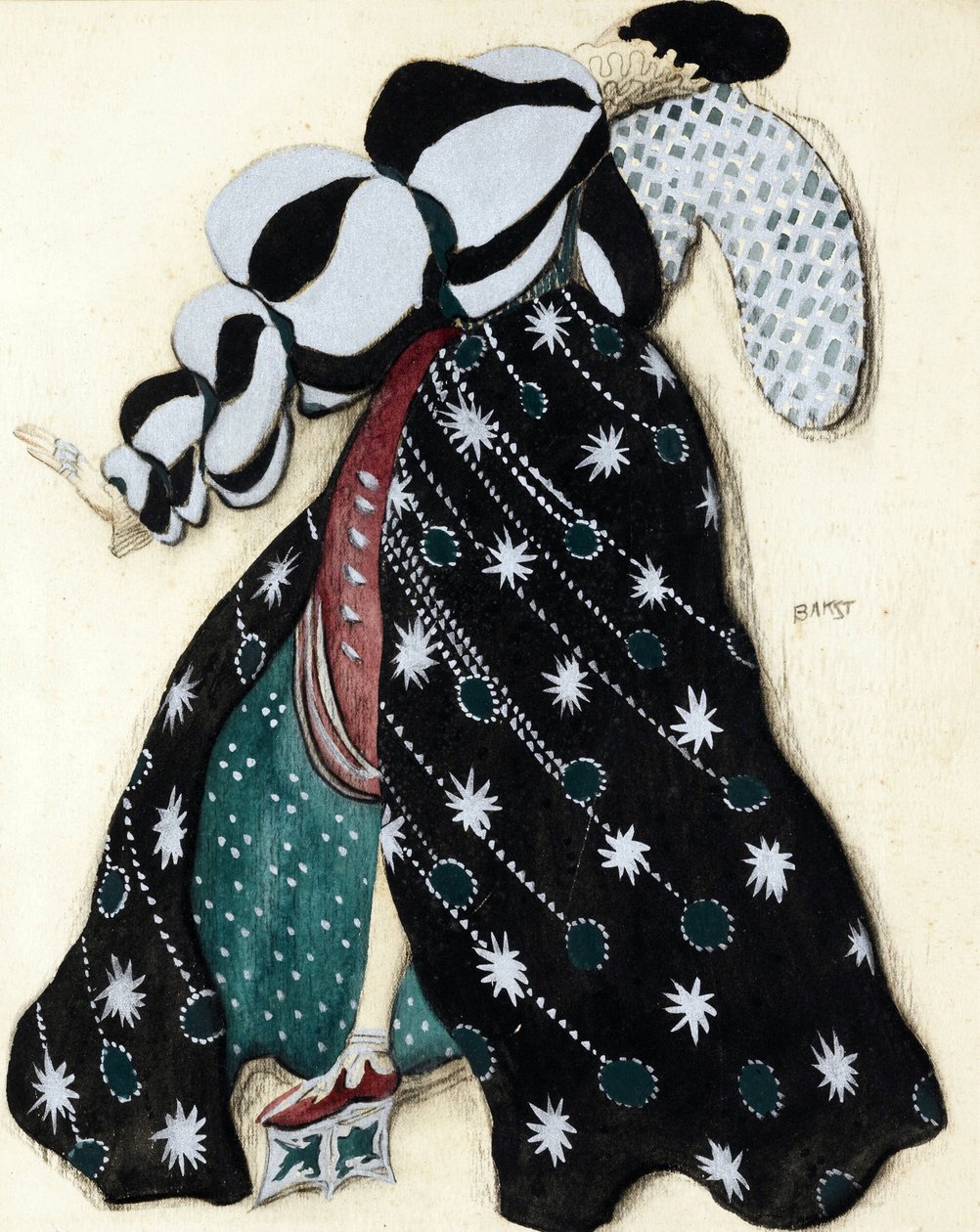 Costume Design for the Ballet La Legende de Joseph by R. Strauss by Leon Bakst