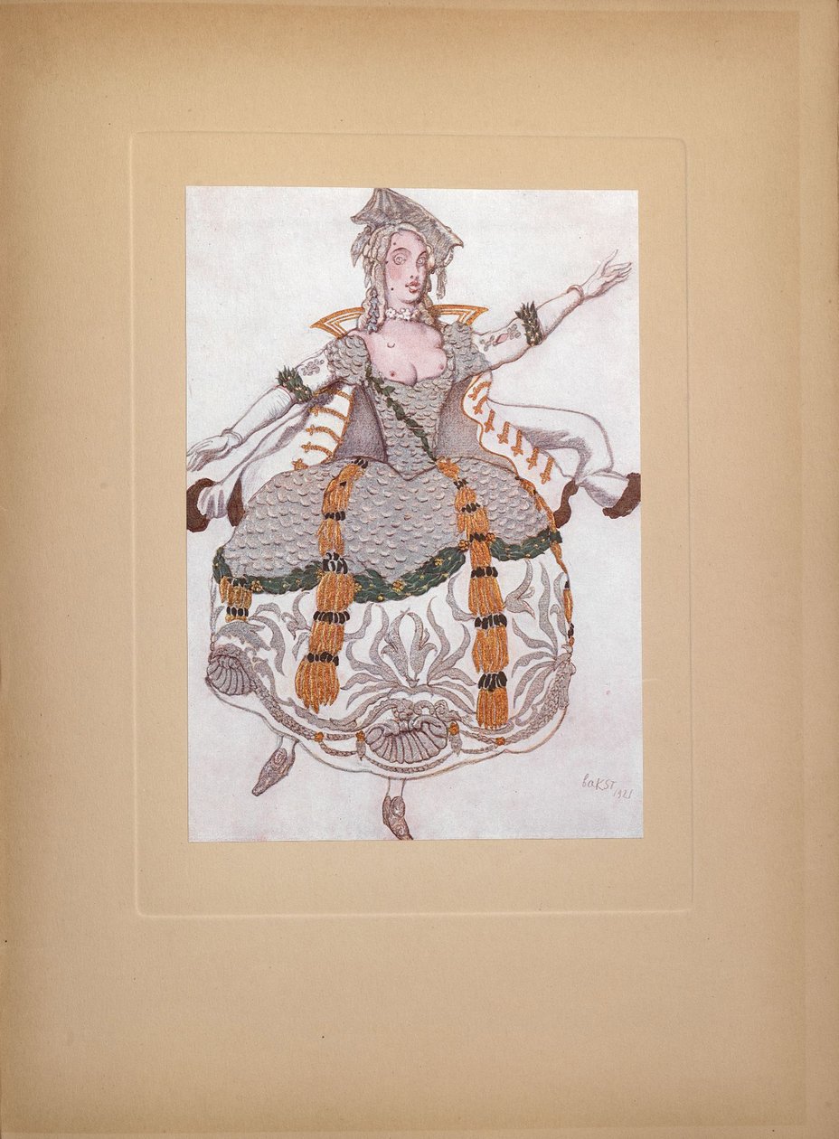 Costume Design for the Ballet Sleeping Beauty by P. Tchaikovsky by Leon Bakst