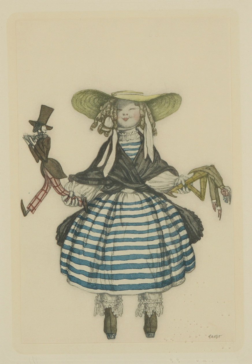 Costume design for the ballet The Fairy Doll by J. Bayer, 1903 by Leon Bakst