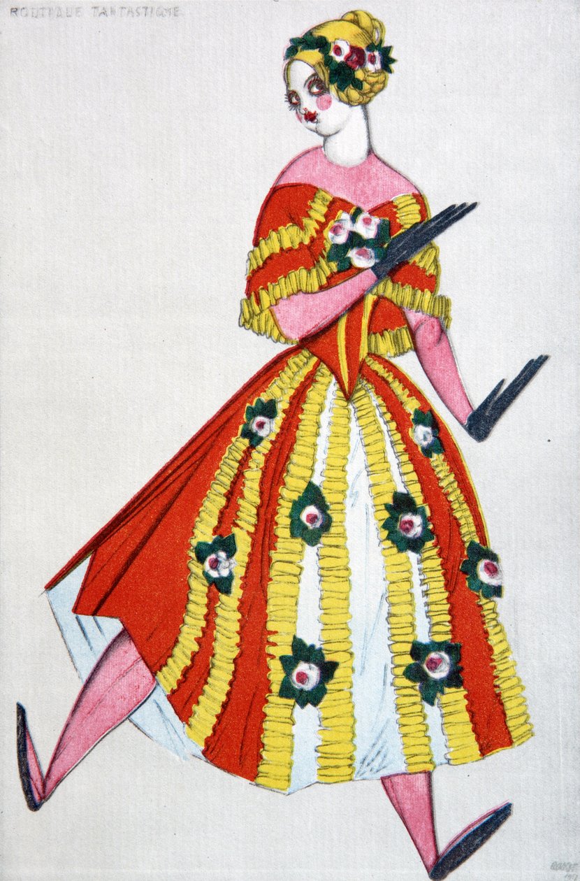 Costume design for the ballet The Magic Toy Shop by G. Rossini by Leon Bakst