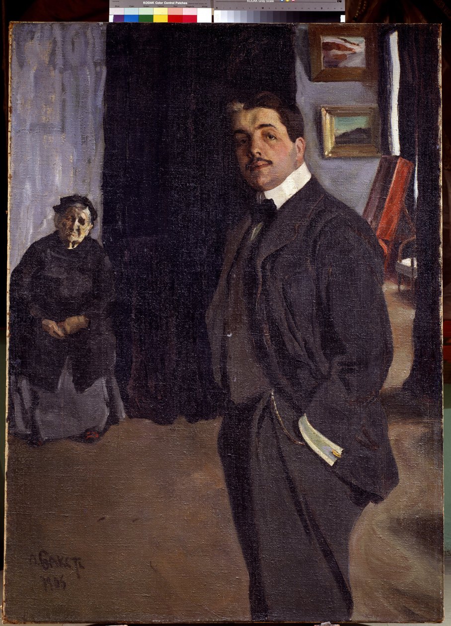 Portrait of Sergei Diaghilev by Leon Bakst