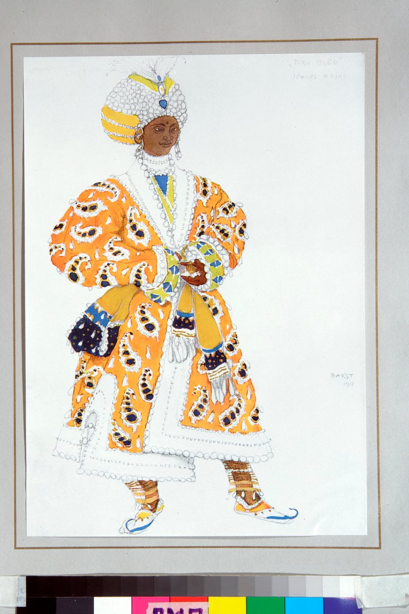 The Young Raja Costume for the Russian Ballet 
