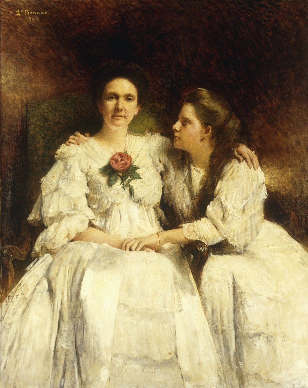 Mother and Daughter by Leon Bonnant